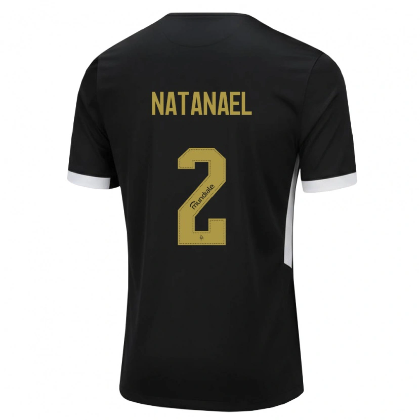 Danxen Dames Natanael Moreira Milouski #2 Zwart Wit Geel Thuisshirt Thuistenue 2026/27 T-Shirt België