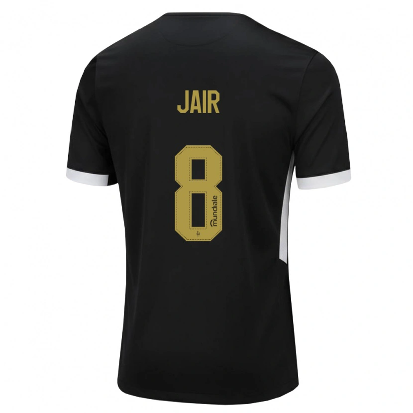 Danxen Dames Jair #8 Zwart Wit Geel Thuisshirt Thuistenue 2026/27 T-Shirt België