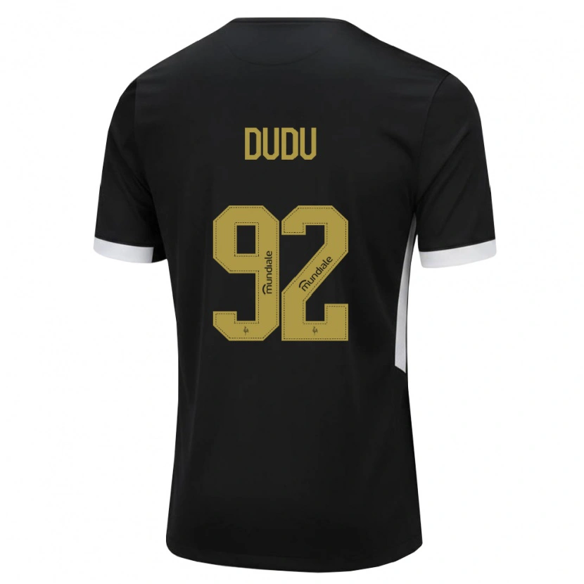 Danxen Dames Dudu #92 Zwart Wit Geel Thuisshirt Thuistenue 2026/27 T-Shirt België