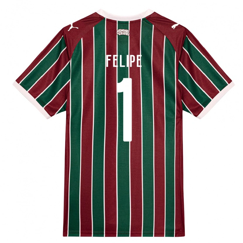 Danxen Dames Marcos Felipe #1 Groen Bordeaux Rood Wit Thuisshirt Thuistenue 2026/27 T-Shirt België
