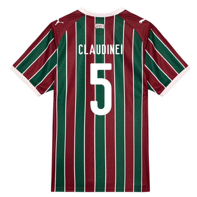 Danxen Dames Claudinei Junio De Souza #5 Groen Bordeaux Rood Wit Thuisshirt Thuistenue 2026/27 T-Shirt België