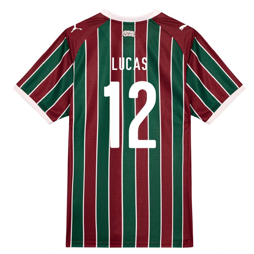 Danxen Dames André Lucas #12 Groen Bordeaux Rood Wit Thuisshirt Thuistenue 2026/27 T-Shirt België