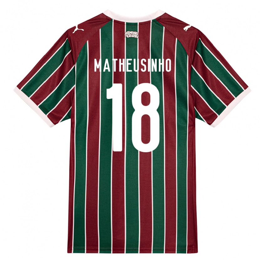 Danxen Dames Matheus Ferreira Da Costa #18 Groen Bordeaux Rood Wit Thuisshirt Thuistenue 2026/27 T-Shirt België