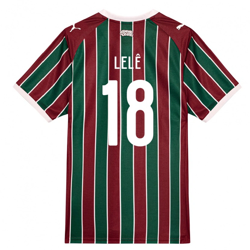 Danxen Dames Lelê #18 Groen Bordeaux Rood Wit Thuisshirt Thuistenue 2026/27 T-Shirt België