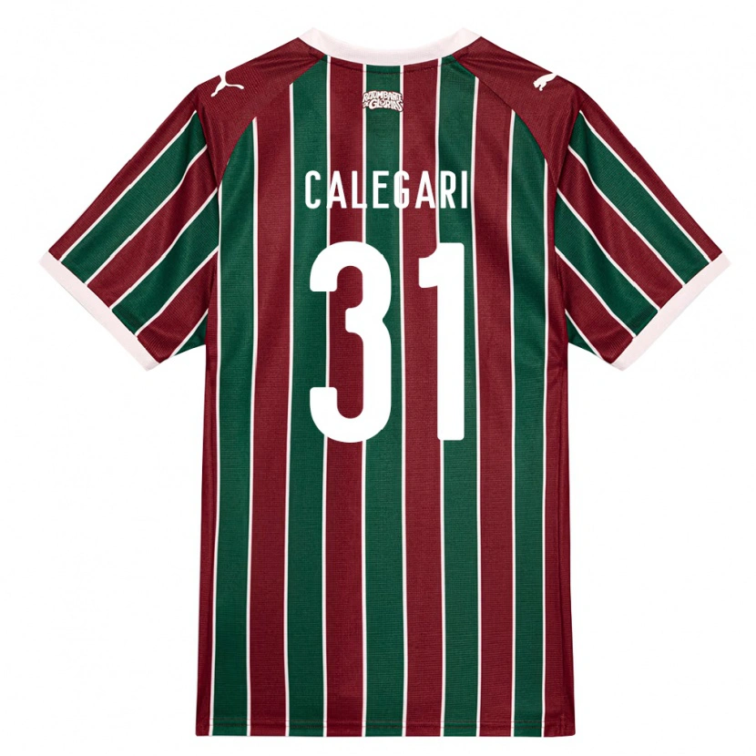 Danxen Dames Calegari #31 Groen Bordeaux Rood Wit Thuisshirt Thuistenue 2026/27 T-Shirt België