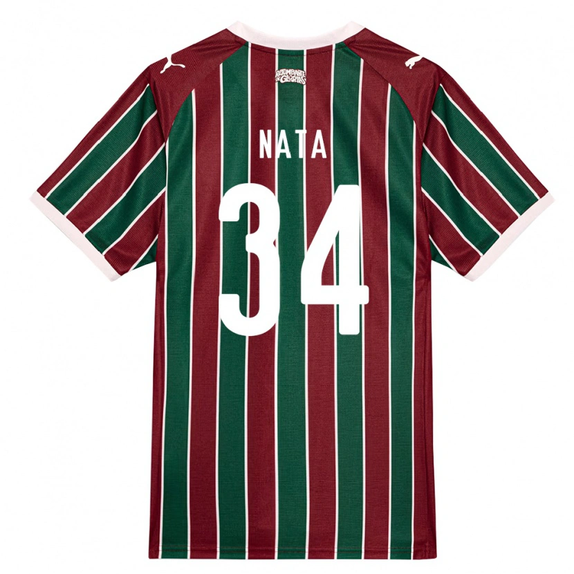 Danxen Dames Wesley Natã #34 Groen Bordeaux Rood Wit Thuisshirt Thuistenue 2026/27 T-Shirt België