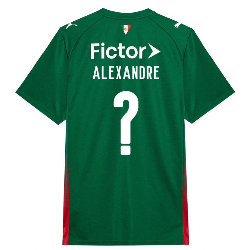 Danxen Dames Alexandre Gabini Costa #0 Groen Rood Wit Thuisshirt Thuistenue 2026/27 T-Shirt België