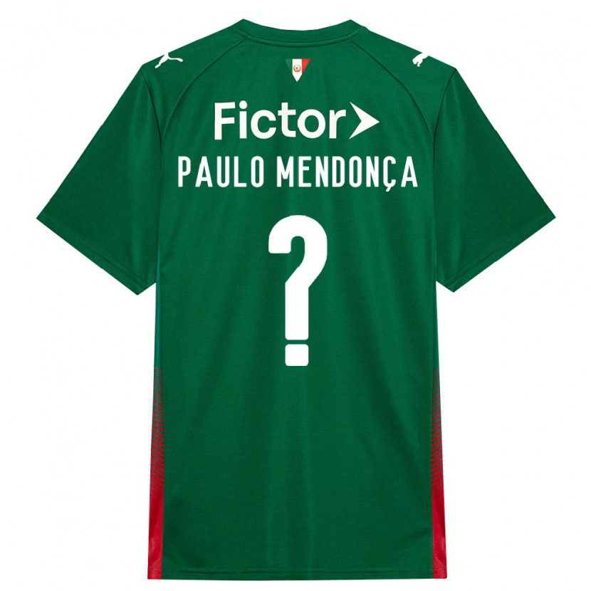 Danxen Dames João Paulo Mendonça #0 Groen Rood Wit Thuisshirt Thuistenue 2026/27 T-Shirt België