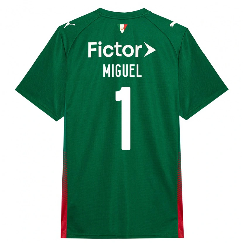 Danxen Dames Carlos Miguel #1 Groen Rood Wit Thuisshirt Thuistenue 2026/27 T-Shirt België
