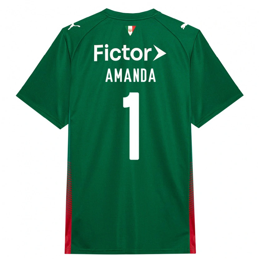 Danxen Dames Amanda #1 Groen Rood Wit Thuisshirt Thuistenue 2026/27 T-Shirt België