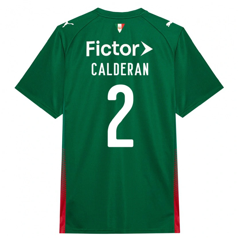 Danxen Dames Bruna Calderan #2 Groen Rood Wit Thuisshirt Thuistenue 2026/27 T-Shirt België