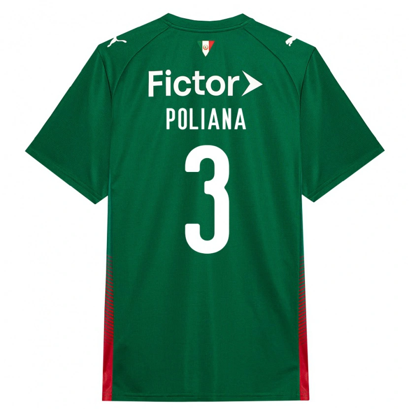 Danxen Dames Poliana #3 Groen Rood Wit Thuisshirt Thuistenue 2026/27 T-Shirt België