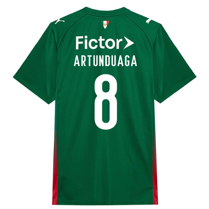 Danxen Dames Grover Artunduaga #8 Groen Rood Wit Thuisshirt Thuistenue 2026/27 T-Shirt België