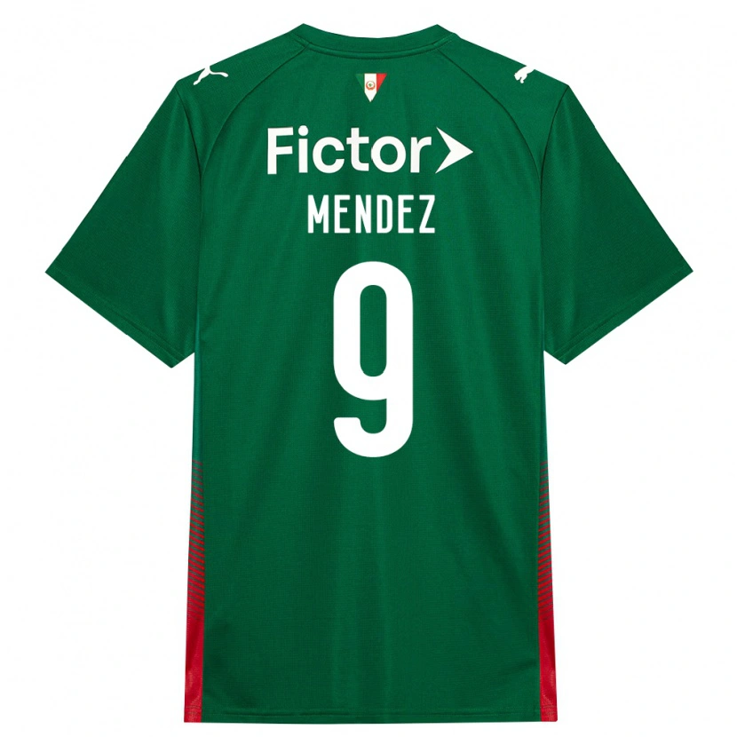 Danxen Dames Cesar Mendez #9 Groen Rood Wit Thuisshirt Thuistenue 2026/27 T-Shirt België