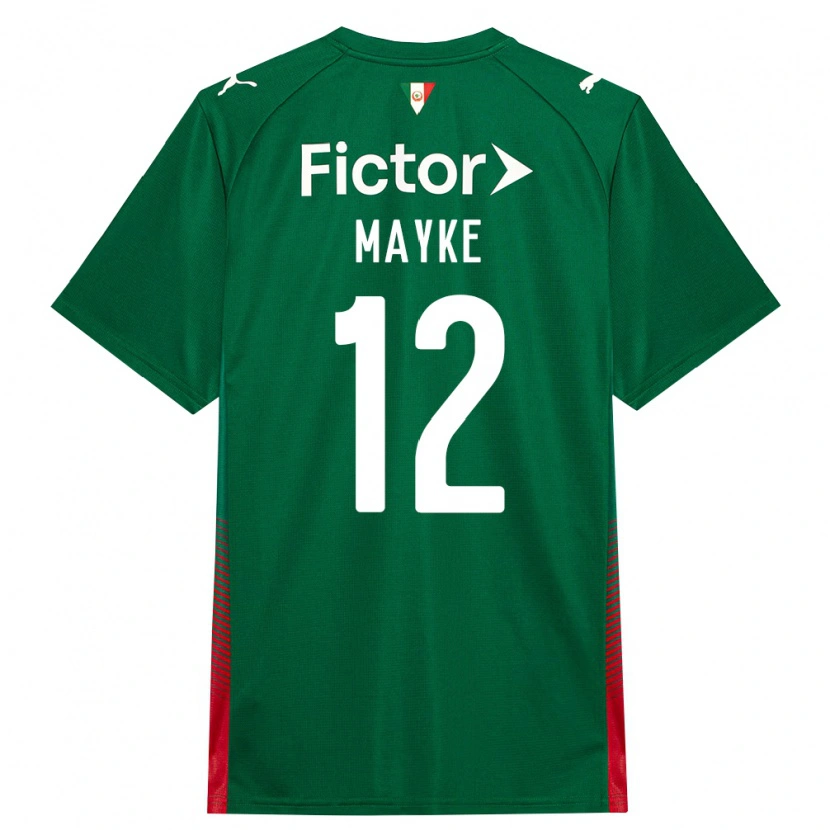 Danxen Dames Mayke #12 Groen Rood Wit Thuisshirt Thuistenue 2026/27 T-Shirt België