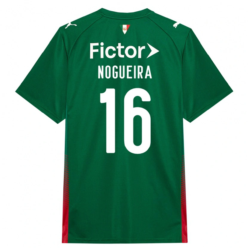Danxen Dames Guilherme Nogueira #16 Groen Rood Wit Thuisshirt Thuistenue 2026/27 T-Shirt België