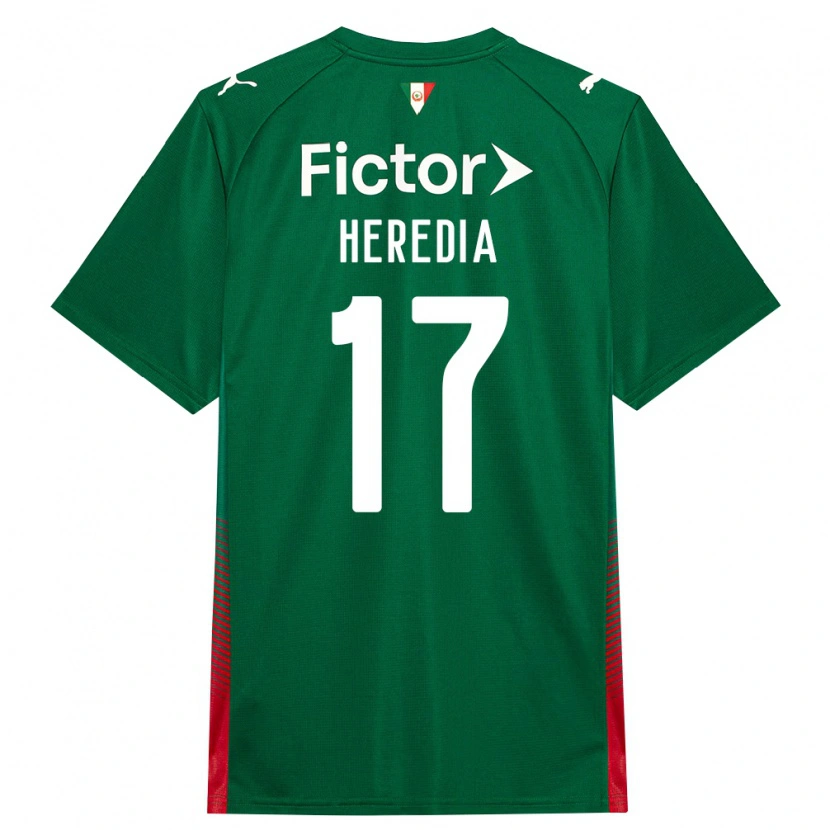 Danxen Dames Jesus Heredia #17 Groen Rood Wit Thuisshirt Thuistenue 2026/27 T-Shirt België