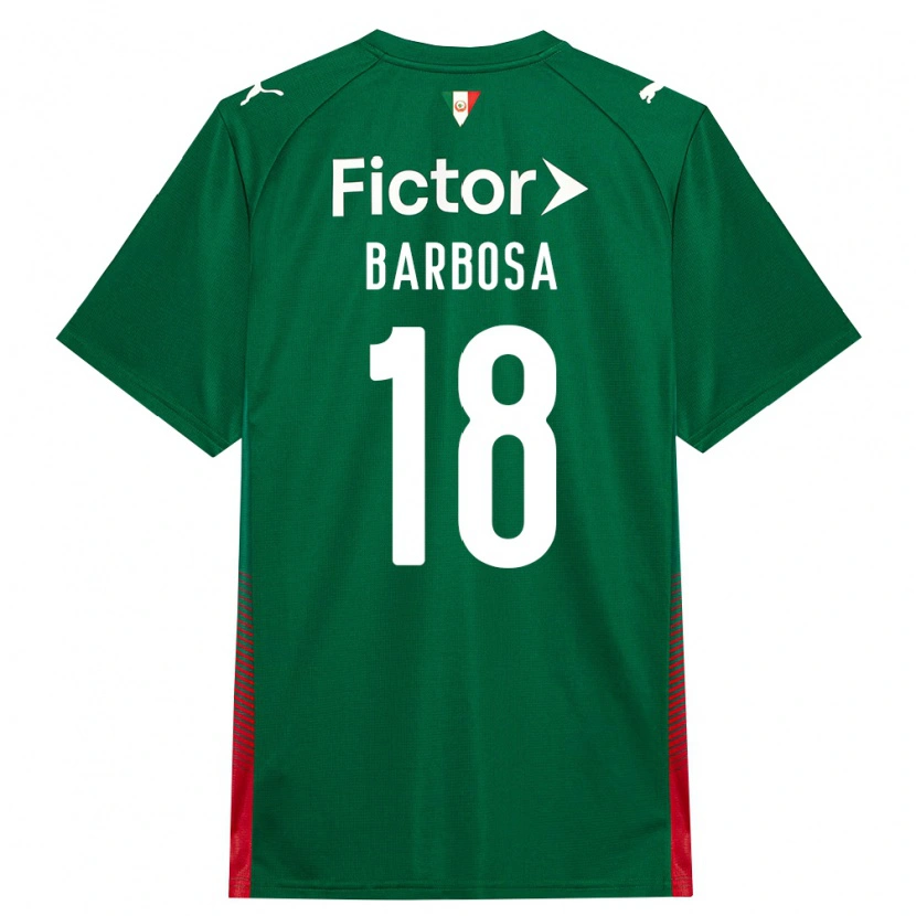 Danxen Dames Danilo Barbosa #18 Groen Rood Wit Thuisshirt Thuistenue 2026/27 T-Shirt België