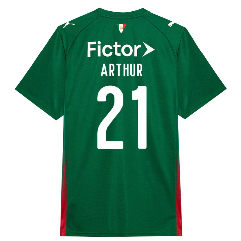 Danxen Dames Luis Arthur #21 Groen Rood Wit Thuisshirt Thuistenue 2026/27 T-Shirt België