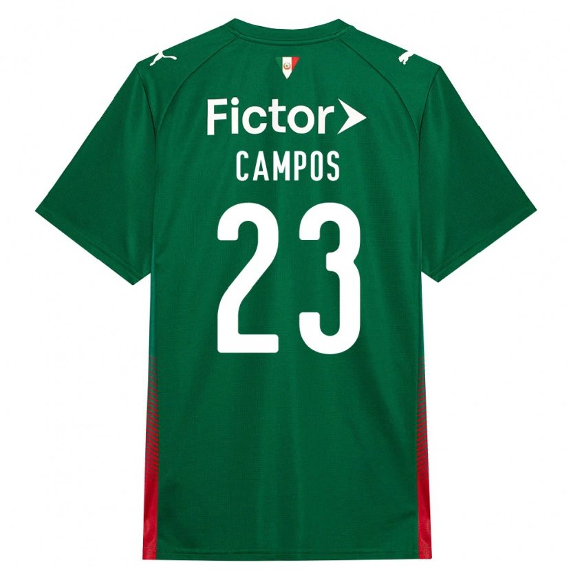 Danxen Dames Victor Campos #23 Groen Rood Wit Thuisshirt Thuistenue 2026/27 T-Shirt België