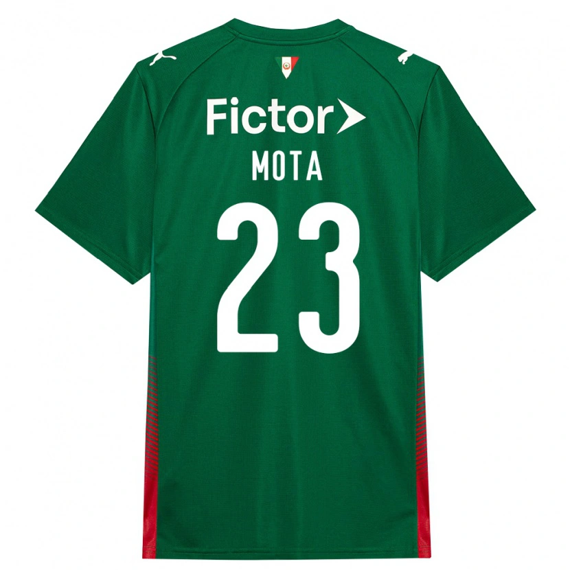 Danxen Dames Flávia Mota #23 Groen Rood Wit Thuisshirt Thuistenue 2026/27 T-Shirt België