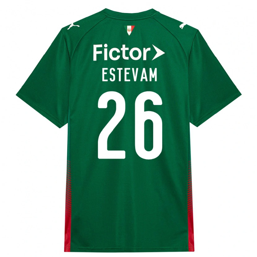 Danxen Dames Laís Estevam #26 Groen Rood Wit Thuisshirt Thuistenue 2026/27 T-Shirt België