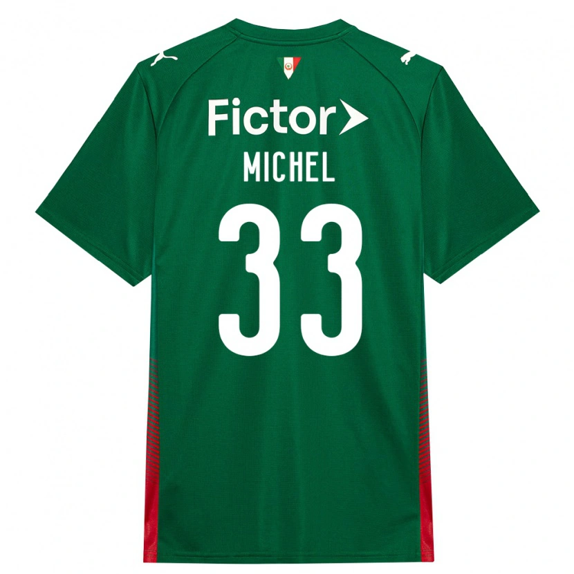 Danxen Dames Michel #33 Groen Rood Wit Thuisshirt Thuistenue 2026/27 T-Shirt België