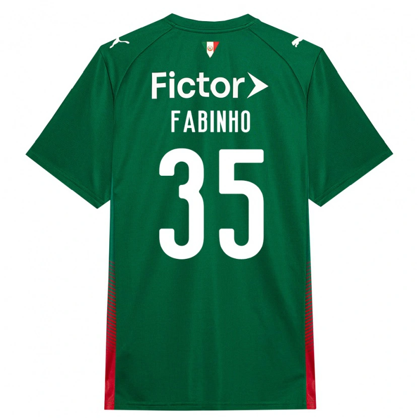 Danxen Dames Fabinho #35 Groen Rood Wit Thuisshirt Thuistenue 2026/27 T-Shirt België