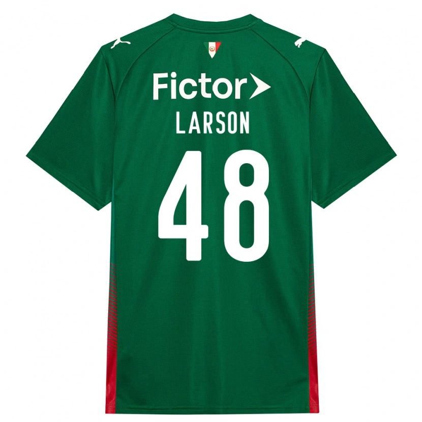 Danxen Dames Larson Torna Ferreira Dos Santos #48 Groen Rood Wit Thuisshirt Thuistenue 2026/27 T-Shirt België