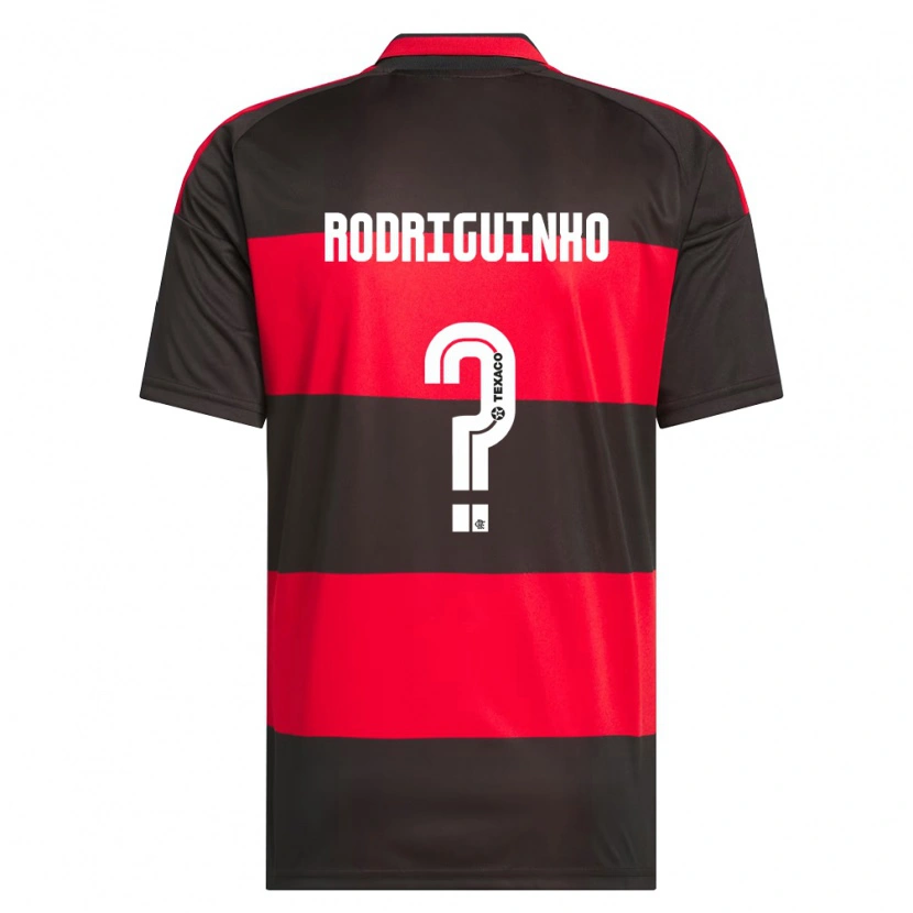 Danxen Dames Rodriguinho #0 Rood Zwart Wit Thuisshirt Thuistenue 2026/27 T-Shirt België