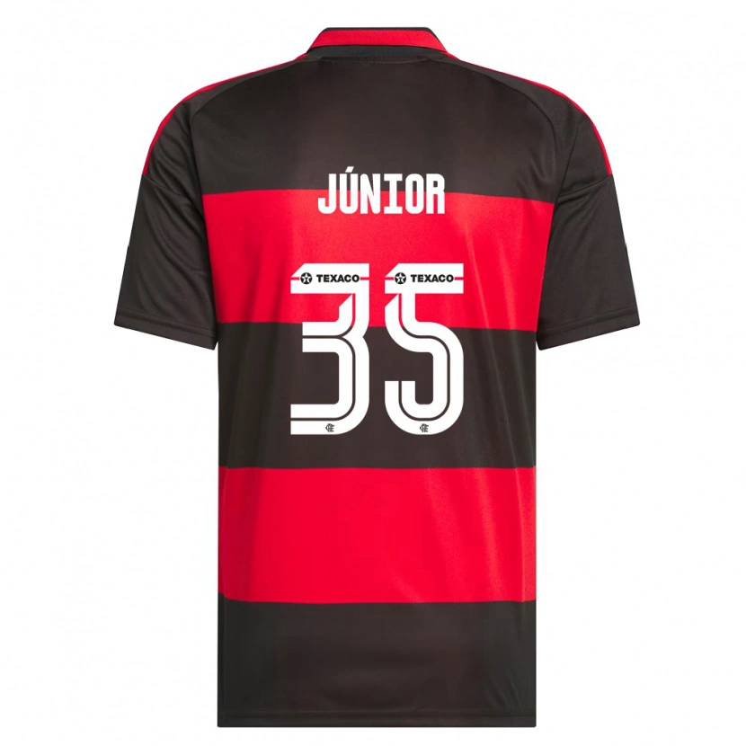 Danxen Dames Kaylaine Júnior #35 Rood Zwart Wit Thuisshirt Thuistenue 2026/27 T-Shirt België