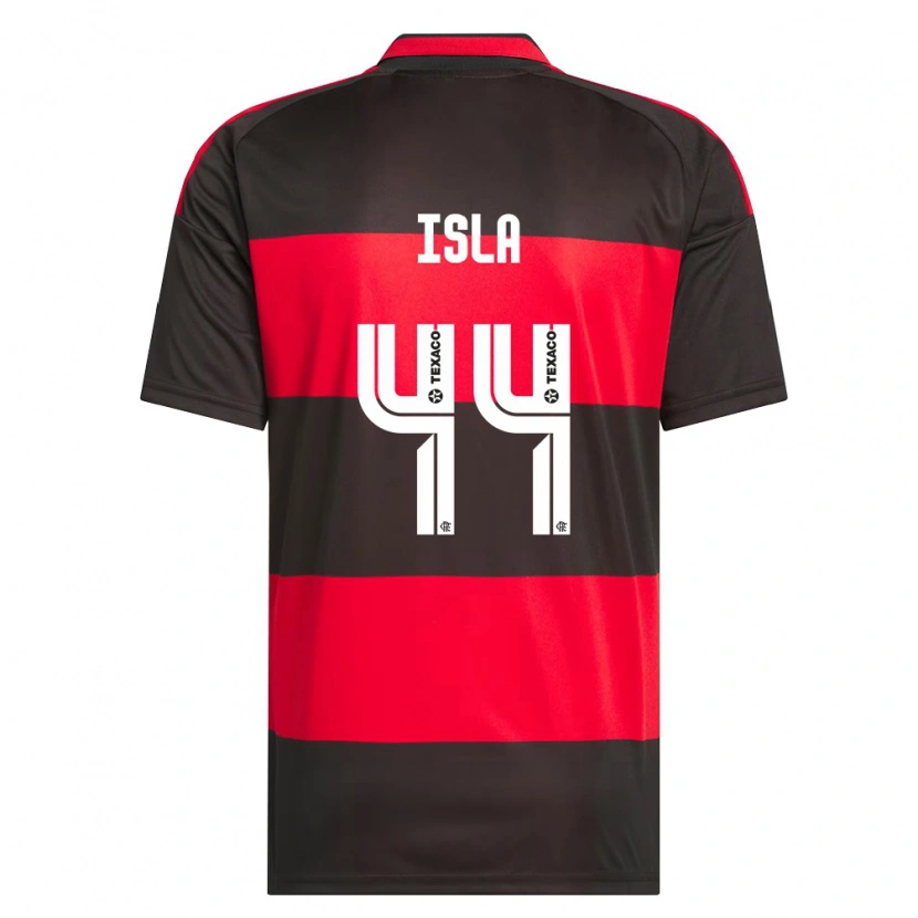 Danxen Dames Mauricio Isla #44 Rood Zwart Wit Thuisshirt Thuistenue 2026/27 T-Shirt België