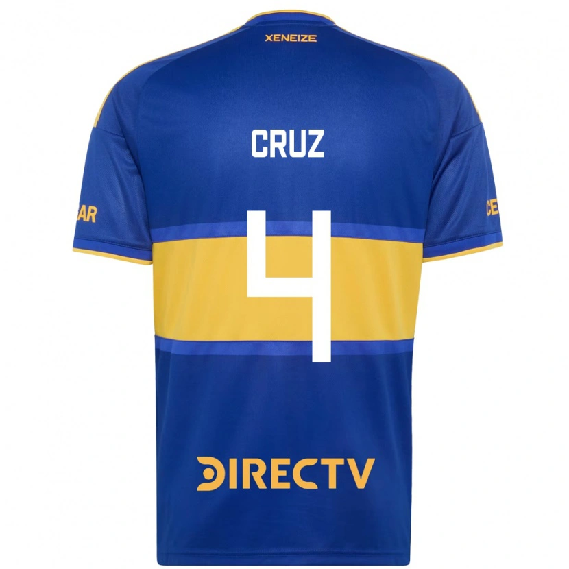 Danxen Dames Julieta Cruz #4 Koninklijk Blauw Geel Thuisshirt Thuistenue 2026/27 T-Shirt België