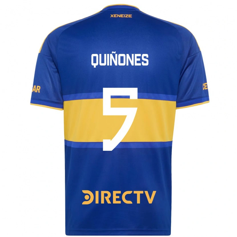 Danxen Dames Florencia Quiñones #5 Koninklijk Blauw Geel Thuisshirt Thuistenue 2026/27 T-Shirt België