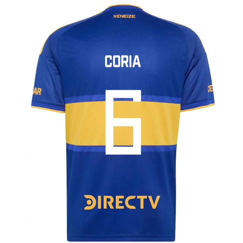Danxen Dames Julio Coria #6 Koninklijk Blauw Geel Thuisshirt Thuistenue 2026/27 T-Shirt België