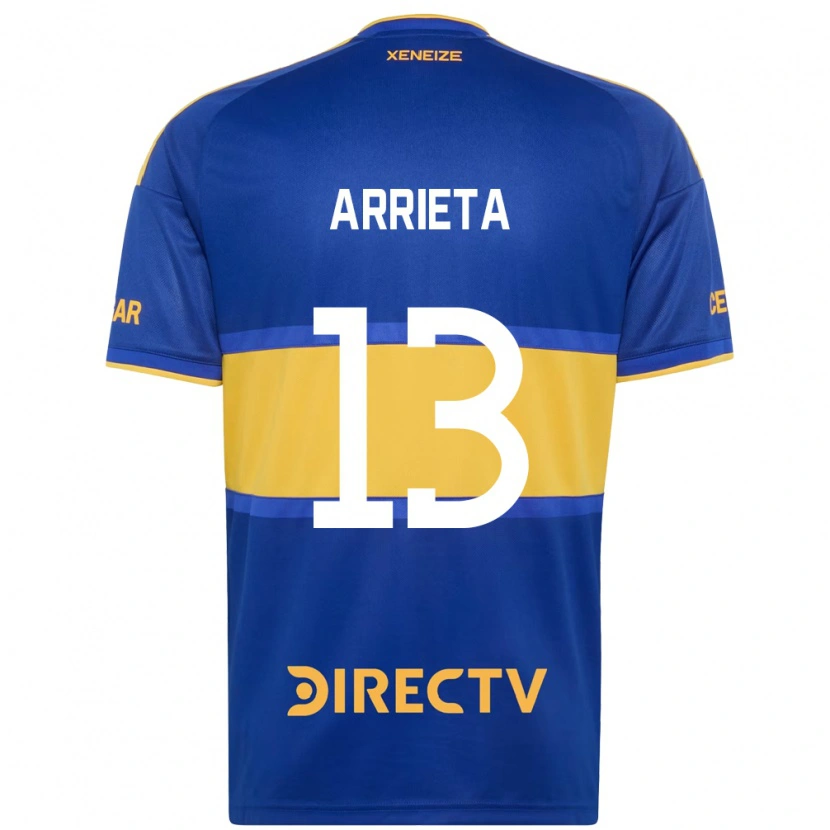 Danxen Dames Thomas Arrieta #13 Koninklijk Blauw Geel Thuisshirt Thuistenue 2026/27 T-Shirt België