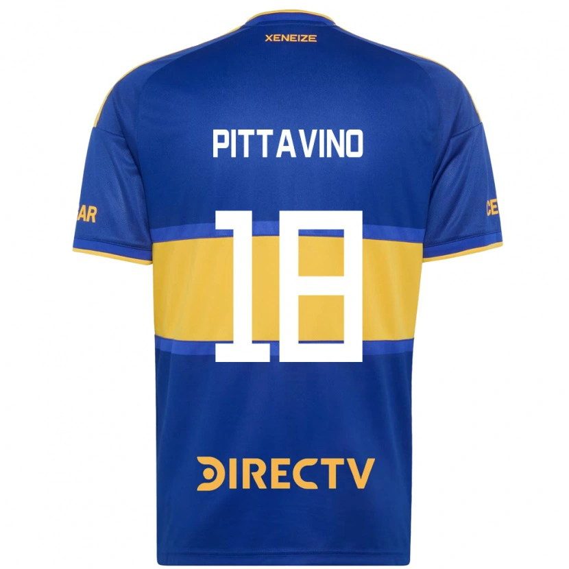 Danxen Dames Rodrigo Pittavino #18 Koninklijk Blauw Geel Thuisshirt Thuistenue 2026/27 T-Shirt België
