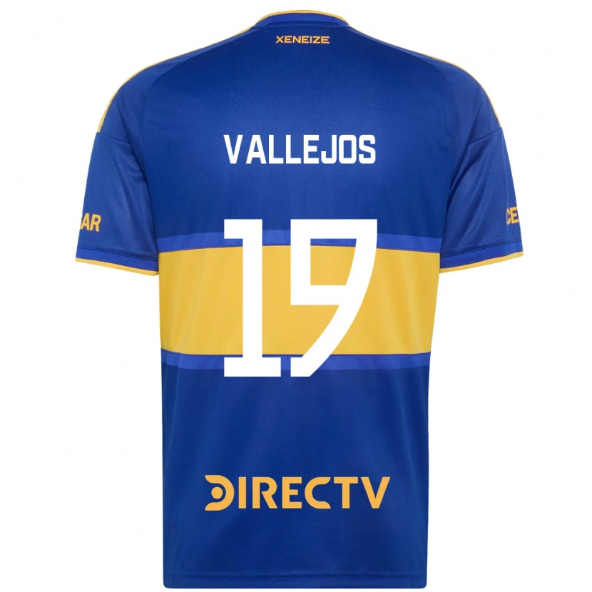 Danxen Dames Fabiana Vallejos #19 Koninklijk Blauw Geel Thuisshirt Thuistenue 2026/27 T-Shirt België