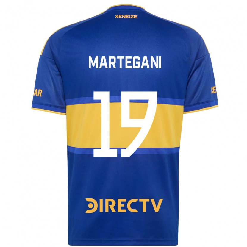 Danxen Dames Agustín Martegani #19 Koninklijk Blauw Geel Thuisshirt Thuistenue 2026/27 T-Shirt België