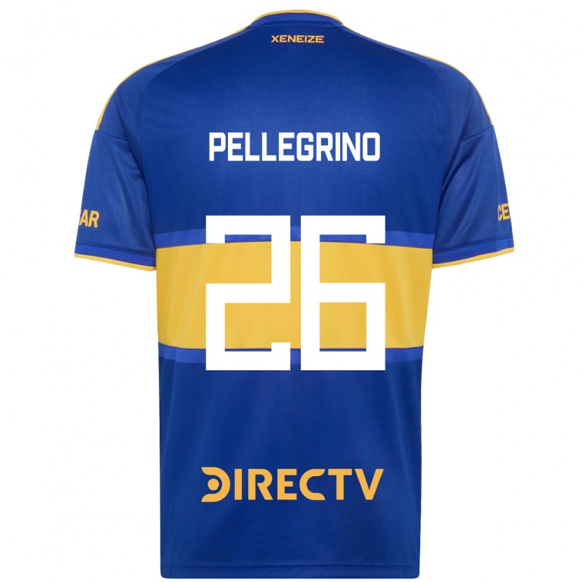 Danxen Dames Marco Pellegrino #26 Koninklijk Blauw Geel Thuisshirt Thuistenue 2026/27 T-Shirt België