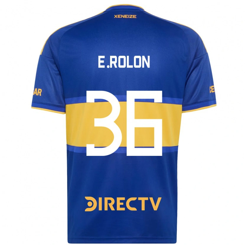 Danxen Dames Esteban Rolon #36 Koninklijk Blauw Geel Thuisshirt Thuistenue 2026/27 T-Shirt België