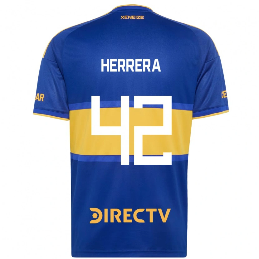 Danxen Dames Facundo Herrera #42 Koninklijk Blauw Geel Thuisshirt Thuistenue 2026/27 T-Shirt België