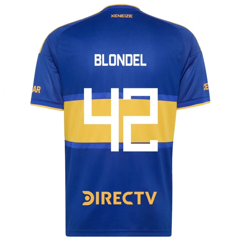 Danxen Dames Lucas Blondel #42 Koninklijk Blauw Geel Thuisshirt Thuistenue 2026/27 T-Shirt België