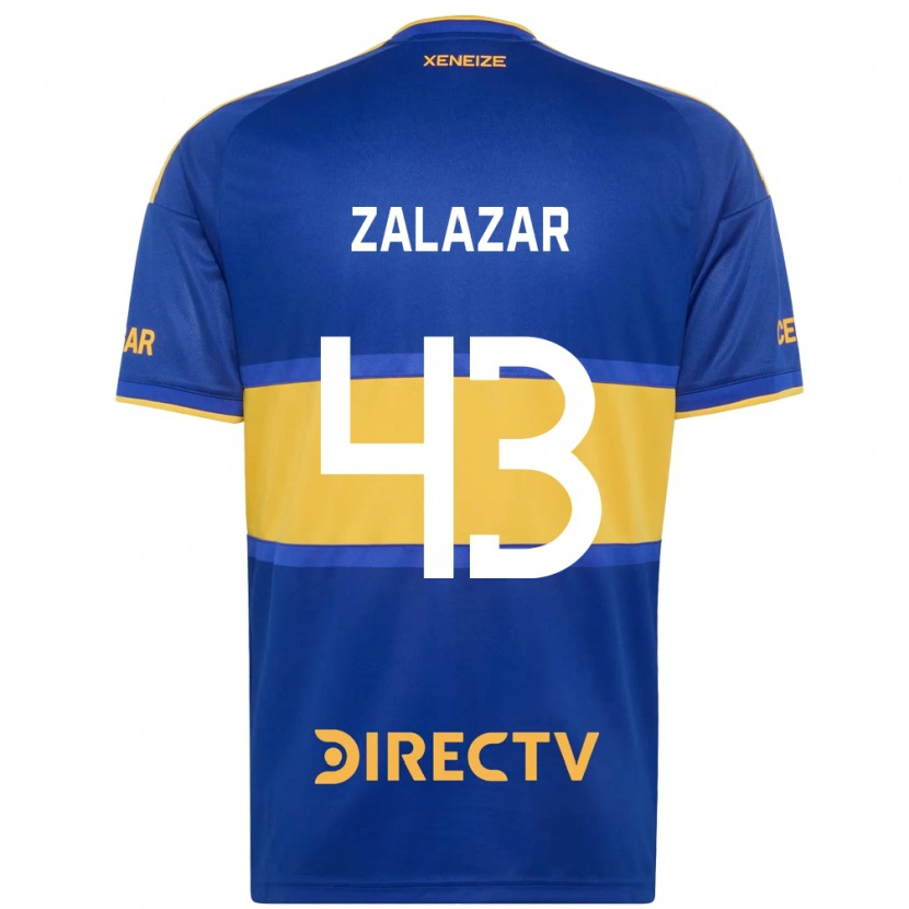 Danxen Dames Maximiliano Zalazar #43 Koninklijk Blauw Geel Thuisshirt Thuistenue 2026/27 T-Shirt België