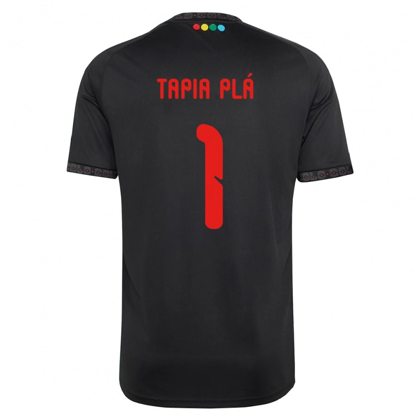 Danxen Dames Santiago Tapia Plá #1 Zwart Rood Uitshirt Uittenue 2026/27 T-Shirt België