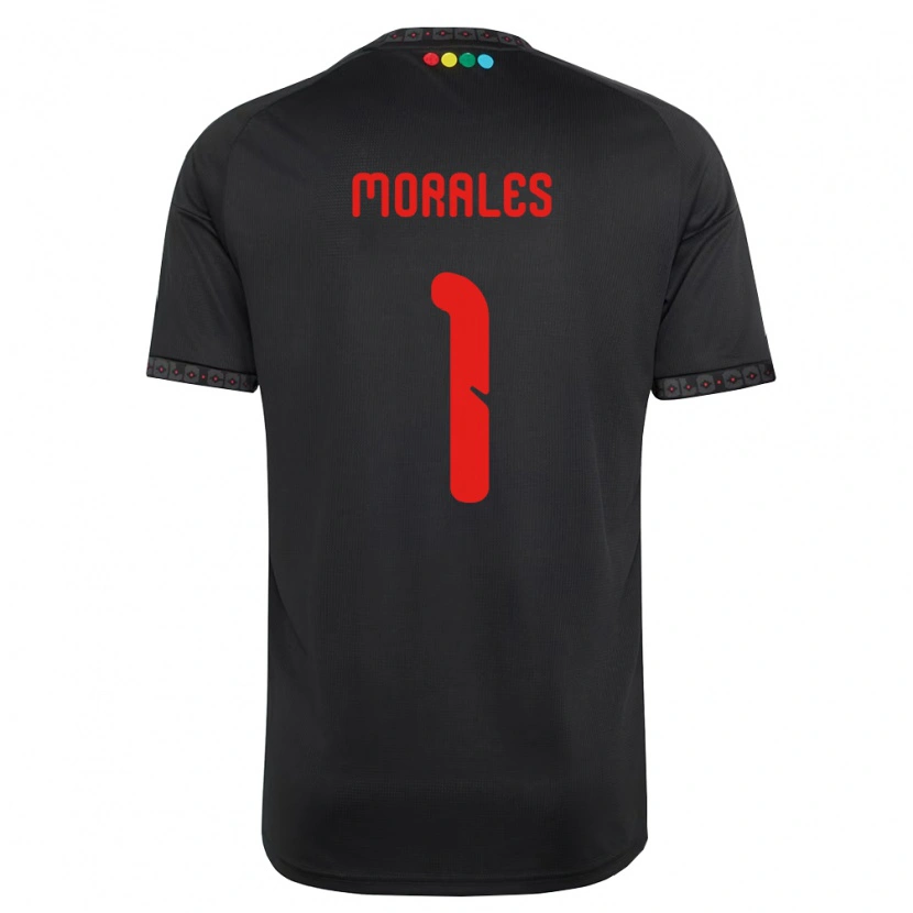 Danxen Dames Benjamin Morales #1 Zwart Rood Uitshirt Uittenue 2026/27 T-Shirt België