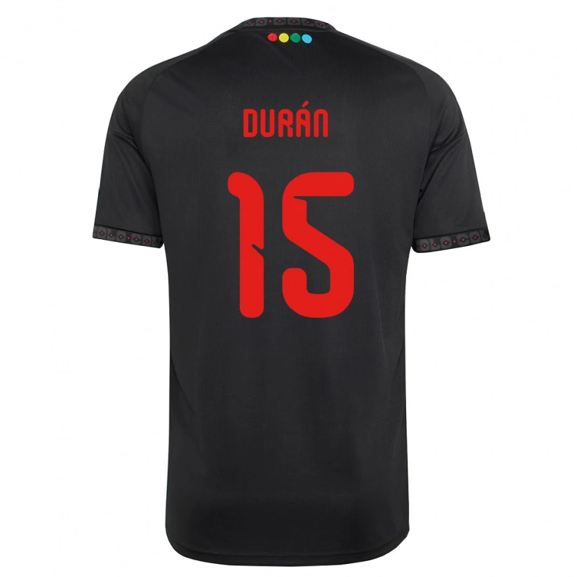 Danxen Dames José Durán #15 Zwart Rood Uitshirt Uittenue 2026/27 T-Shirt België