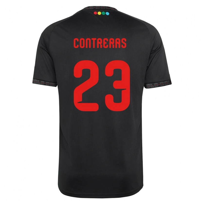 Danxen Dames Amaro Contreras #23 Zwart Rood Uitshirt Uittenue 2026/27 T-Shirt België