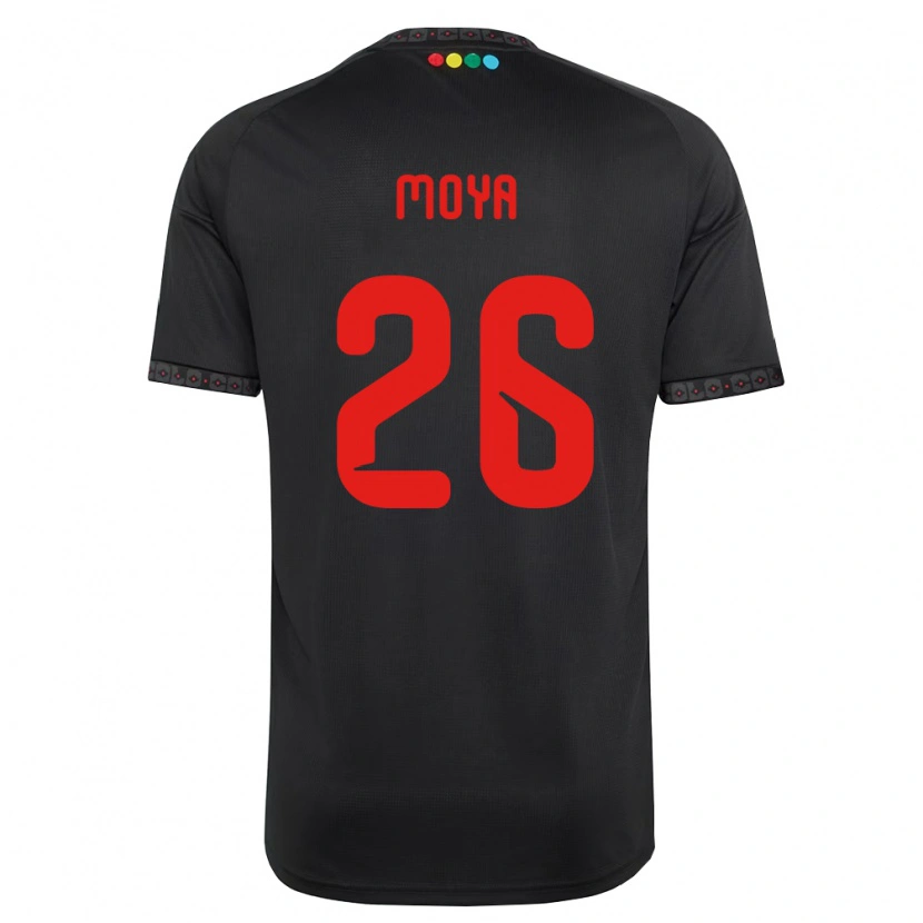 Danxen Dames Matías Moya #26 Zwart Rood Uitshirt Uittenue 2026/27 T-Shirt België
