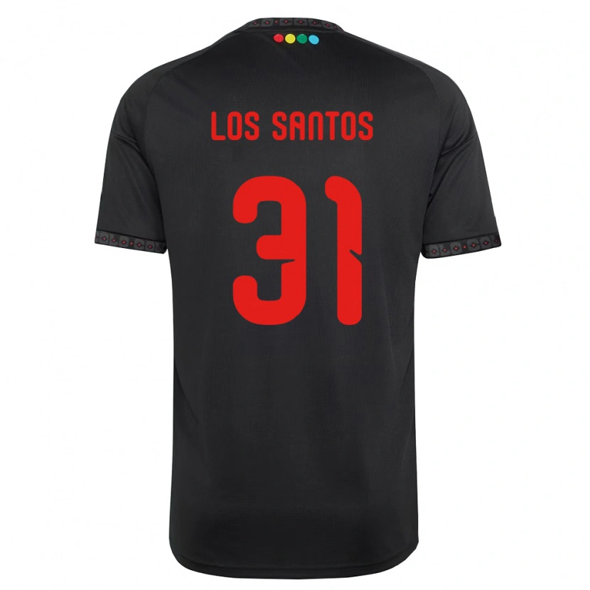 Danxen Dames Matías De Los Santos #31 Zwart Rood Uitshirt Uittenue 2026/27 T-Shirt België